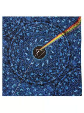 Pink Floyd Dark Side Of The Moon Lyrics Bandana ~ Officially Licensed ~ New!